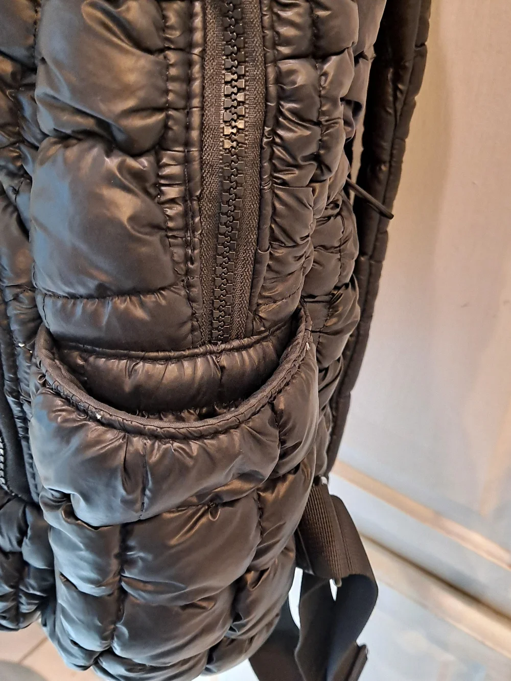 Simply Southern Black Quilted Puffer Backpack Contemporary Maximalism Everyday